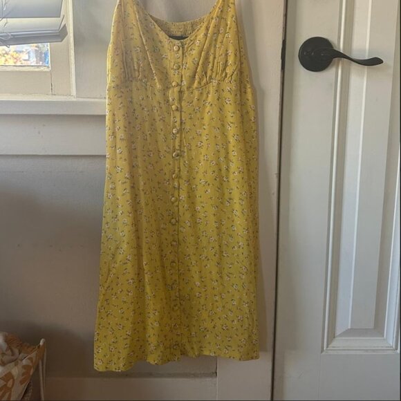 Volcom Yellow Summer Dress - Picture 1 of 4